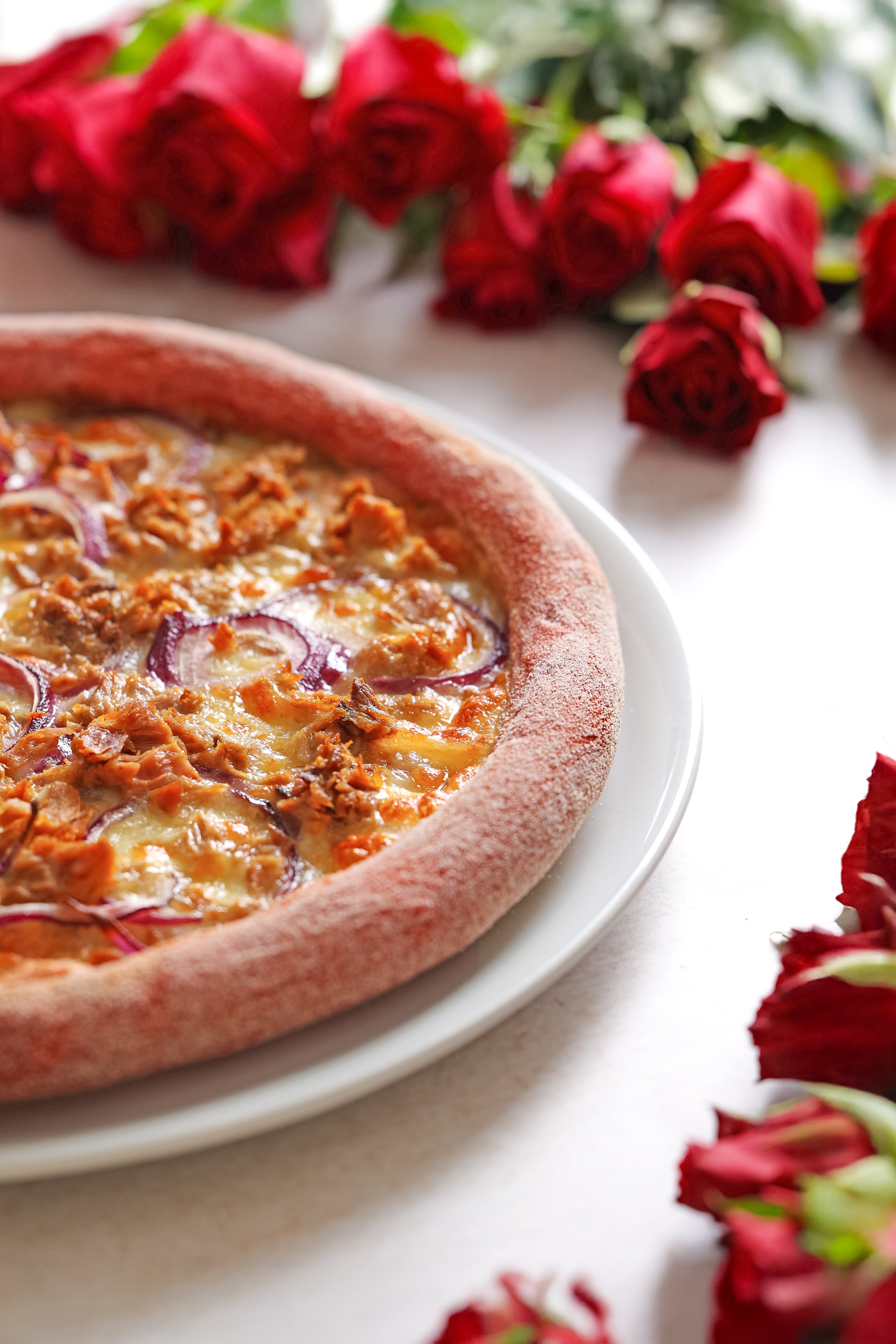 Pizza LOW CARB alla barbabietola