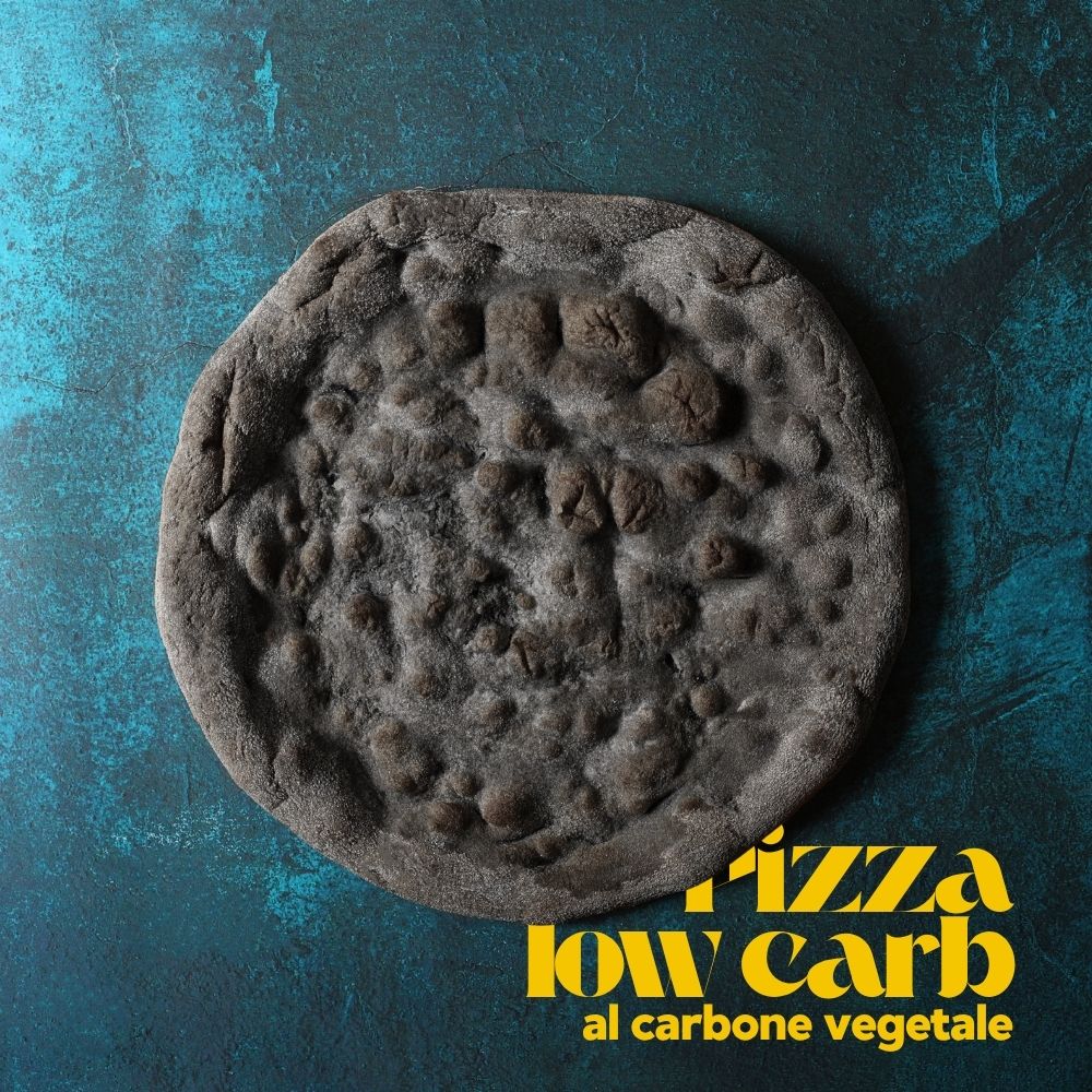 Pizza LOW CARB al carbone vegetale