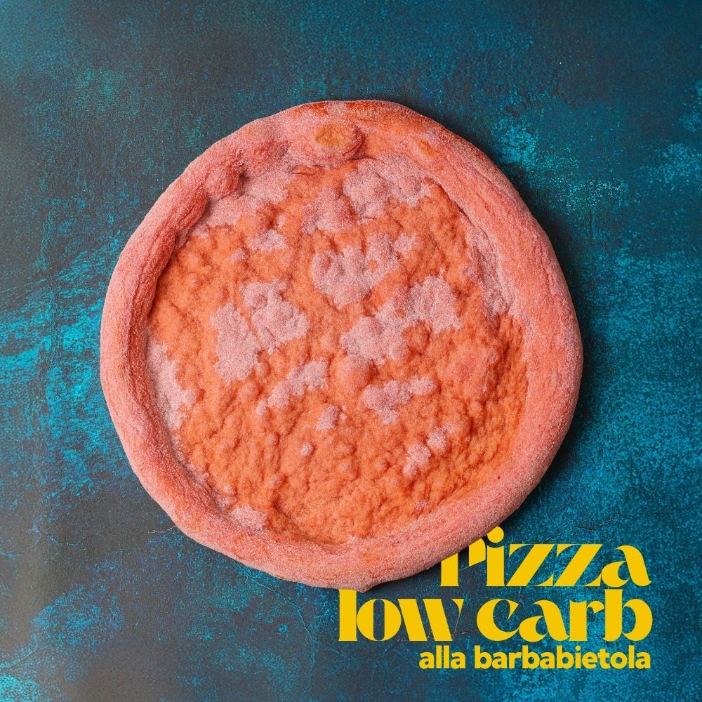 Pizza LOW CARB alla barbabietola