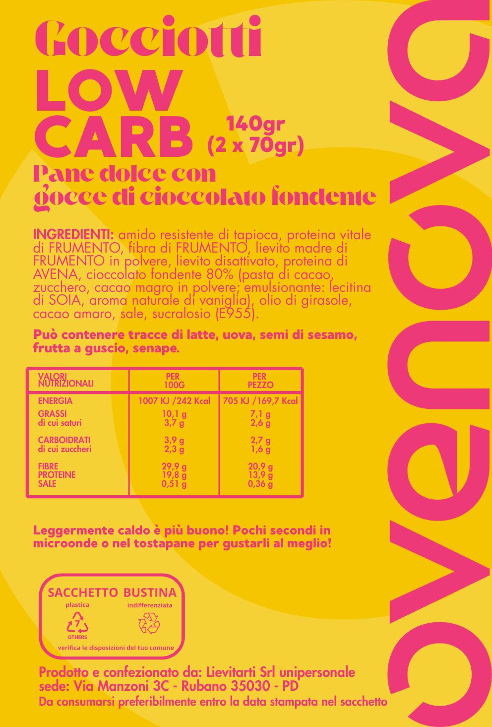 Gocciotti LOW CARB - 20 Pezzi